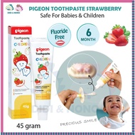 Pigeon Toothpaste Toothgel 45g Grape Natural Strawberi Flavour