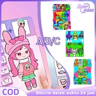 Handmade Girls Sticker Book Handmade Girls Toy Sticker Book Diy Sticker Book