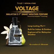 EMAJIE VOLTAGE Perfume for Men 30ml Long Lasting Muslim Friendly
