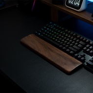 Solid Wood Keyboard Rest Walnut Keyboard Cushion Palm Rest Wooden Log Mechanical Keyboard Rest Wrist