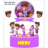 MERI CAKE TOPPER JUMBO FILM/ Cylinder Cake Stand