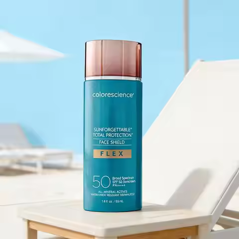 55ml Self-Tanning Foundation Colorescience Sunforgettable Face Shield Flex Broad Spectrum Mineral Su