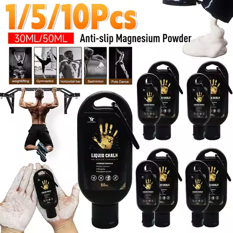 1/5/10PCS Anti-Slip Sports Liquid Chalk 5/10ML Sports Magnesium Powder Weight Lifting Gymnastics Liq