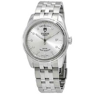 Tudor Glamour Day Date Automatic Silver Diamond Dial Men's 39 mm Watch 56000-0006並行輸入