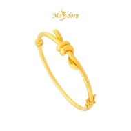 MASDORA 916 Gold Bangle Gelang Tangan Emas - T-Love Knot High Polished (EMAS 916/22K)