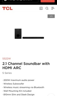 TCL S522W SOUNDBAR