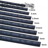 1 Meter Black Heat Shrink Tube Diameter 1mm to 15mm, Flexible Choice to Meet Usage Needs.