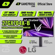 LG 27GX704A-B 27-Inch UltraGear™ Glossy OLED QHD 1440p 240Hz 0.03ms G-Sync Compatible Gaming Monitor