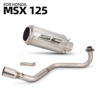 SC Project CR-T Motorcycle Exhaust pipe kit full exhaust system For Honda GROM MSX125 MSX 125 2013-2