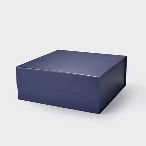 Geotobox Luxury Rigid Gift Box L Square Size Magnetic Closure Lid 38x38x15cm Premium Packaging for S