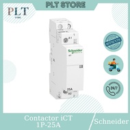 Magnetic starter, Contactor Schneider Acti9 iCT 1NO A9C20731 1P 25A coil voltage 230/240VAC 50Hz