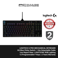 Logitech G Pro Mechanical Gaming Keyboard GX Blue Clicky Switch 920-009396