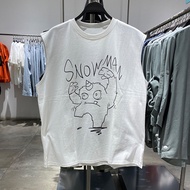 Ur dtghmx Men's Snowman Print Summer Vest Loose Casual Sleeveless Top MV18R4ME2009