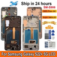 6.6‘‘AMOLED For Samsung Galaxy S22+ 5G LCD Display LCD Touch Screen With Frame Display Replacement S