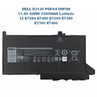 JGD DELL DJ1J0 PGFX4 0NF0H 11.4V 42WH 3500MAH Latitude 12 E7280 E7480 E7290 E7380 E7390 E7490 Laptop