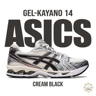 ASICS Gel Kayano 14 sneakers, black and cream