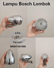 LAMPU BOSCH - LAMPU BOSCH SEPEDA ONTHEL - LAMPU BOSCH LOMBOK KACA MIKA