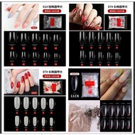 [DP50/51] Fake Nail 500Pisces Manicure Oval Head Fake Nail Piece 500 Pieces
