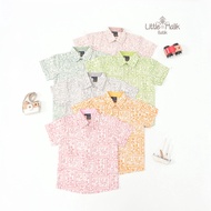 #%$# %#$%^ KEMEJA Children's Batik Shirt Short Sleeve By Little Malik Batik, Sogan Batik Cap