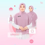 MS Khimar Lovelia 2 layer | Hijab | Instant hijab | Instant shawl | Tudung labuh