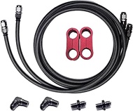 6AN Transmission Cooler Lines PTFE Hose 7FT Repair For 4L60 700R4 TH350 TH400 CBC350 3L80, E85 Nylon