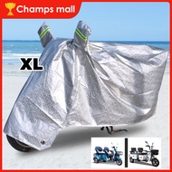 1Pcs XL Silver E-bike & E-trike Cover Water Repellant Tricycle Cover For E-trike