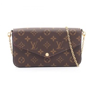 【二手】路易威登LOUIS VUITTON單肩包 Pochette Felicie M61276 PVC塗層帆布皮革 Pochette Felicie 女士