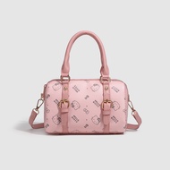 SY Womens Bag Cylinder Small Bag 2025 Bowling Handheld Crossbody Bag Design Niche Boston Pillow Bag