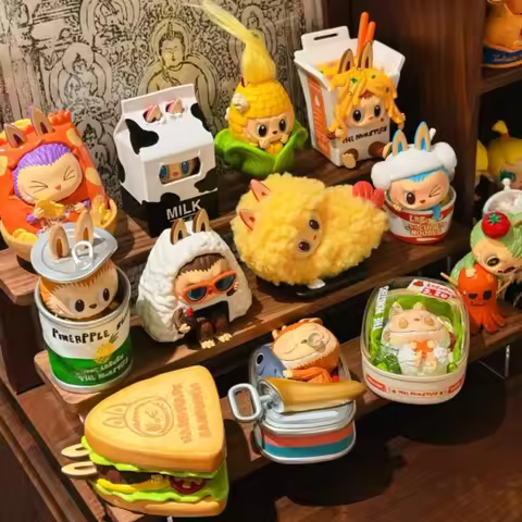 Genuine Pop Mart Labubu The Monster Convenience Store Series Blind Box Fashion Ornament Collection M