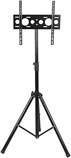 TV Mount,Sturdy Wall-Mounted Monitor Stand 32-55 inch TV Black Floor Stand, Tripod Lift 5 Speed Adjustment Vertical Display Stand