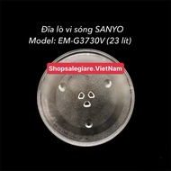 Genuine Sanyo EM-G3730V 23 liter microwave dish