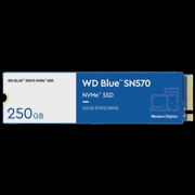 Ổ cứng SSD WD SN570 Blue 250GB M.2 2280 PCIe NVMe 3x4 - Chính hãng