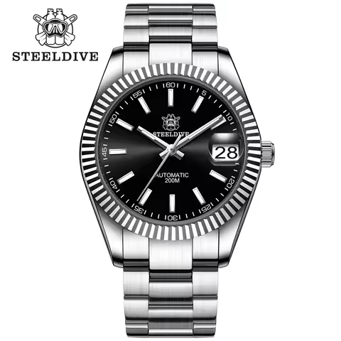 Steeldive SD1933 New Arrival 39MM Stainless Steel Case Sapphire Glass NH35 Automatic Dive Watch with