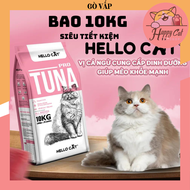 [10KG] Hạt Hello Cat 10Kg Thức ăn Hạt cho Mèo - Happy Cat