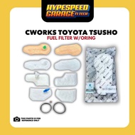 CWORKS Toyota Fuel Filter With O-ring for Click V1/V2/V3/Nmax/Aerox/M3/Beat FIV2/Adv/PCX 150/160