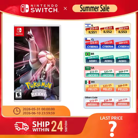 Nintendo Switch - Pokemon Shining Pearl - Game Deals Games Cartridge Physical Card for Nintendo Swit