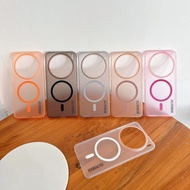 Magnetic Phone Casing Transparent Phone Cover Matte Casing for VIVO X200Pro X200 X200Ultra X100 X100