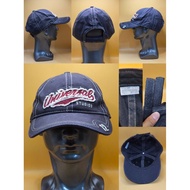 "Vintage Leather Neck Must Be Hit Universal Studios Cap Authentic Embroidered With A Bleached Patch 
