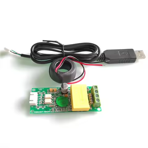 PZEM-004T Single Phase Power Energy Meter TTL Modbus AC 220V 100A Voltage Current Watt Kwh Ammeter W