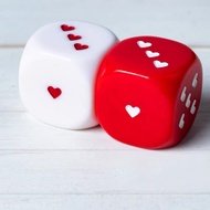 Big Heart Shape Dice New