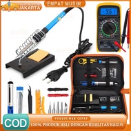 PAKET SOLDER LENGKAP 60 WATT DAN AKSESSORIS CEPAT PANAS SUHU BISA DIATUR Solder Listrik 1 Set 60 Wat