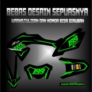 DECAL STICKER KLX BF SHARK DECAL DTRACKER KLX OLD KLX S DECAL KX CUSTOME DECAL KLX BF 150L 06