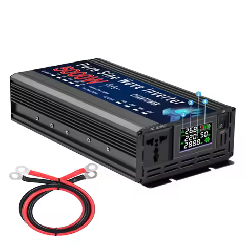 Pure Sine Wave Inverter 12V 220V 110V 2000W 4000W 5000W DC To AC 50Hz 60Hz Portable Power Voltage Co