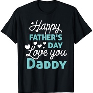Men's cotton T-shirt Happy Fathers Day Daddy Shirt 2025 for Dad Kids T-Shirt Fast Shipping 4XL , 5XL