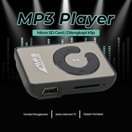 MP3 Player Mini Clip Portable Support Memory TF Card Up To 32GB Support MP3 FLAC USB Mini AUX 3.5mm