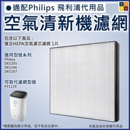 適配 Philips 5000系列抽濕空氣清新機代用濾網濾芯 FY1119 非原廠代用品 DE5205 DE5206 DE5207 │ Philips 5000 Series Dehumidifier