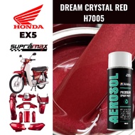 [HONDA EX5 RS Dream Crystal Red H7005 ] Cat Motor Aikka DIY Aerosol Cat Spray Motor Merah Kristal| Motor Paint
