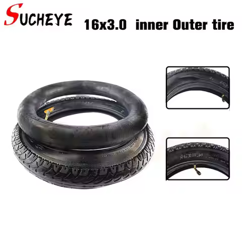 16x3.0 electric bicycle tire inner tube 16 '' wheel tyre fits Many Gas Electric Scooters and Tricycl
