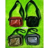 Carbon biker sling bag. mini carbon waist bag