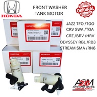 【ACM】JAZZ /CRV /HRV /BRV /ODYSSEY /STREAM /CRZ ORIGINAL FRONT WASHER TANK MOTOR 76846-TFO-013